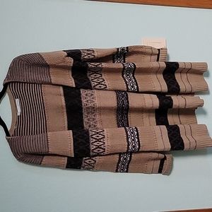 Maurices Multi-Patterned Open-Front Cardigan